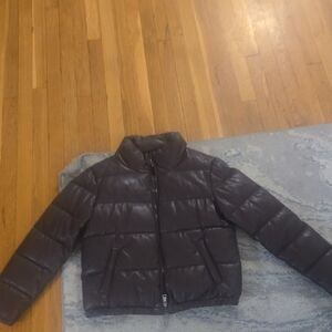 Kids Brown Puffer Jacket
